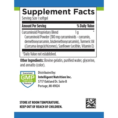 Smart Turmeric (60 softgels) - Image 3